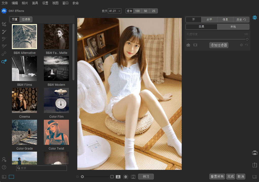 ON1 Effects 照片滤镜调色视觉效果处理软件中文特别版